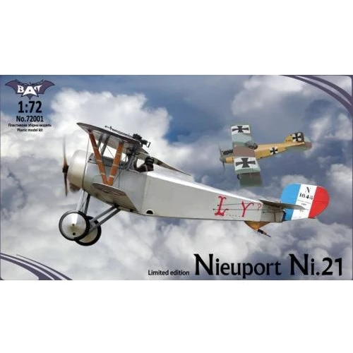 Модель Bat Project Биплан Nieuport Ni.21 (BAT72001)