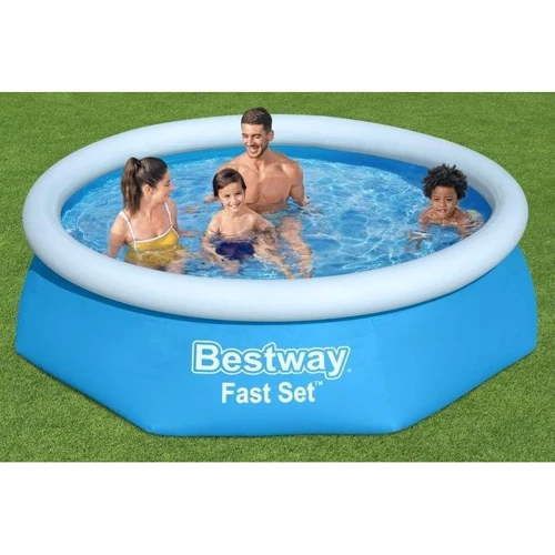 Бассейн Bestway семейный надувной 2.44 м x 61 см круглый (57448) фото 1