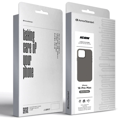 Чехол для iPhone ArmorStandart ICON2 Case Stone Grey for iPhone 16 Pro Max (ARM81306) фото 5