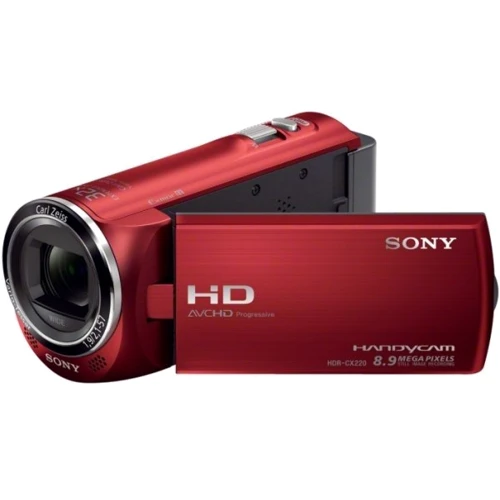 Цифрова відеокамера Sony HDR-CX220E Red: Екран 2.7"/230000