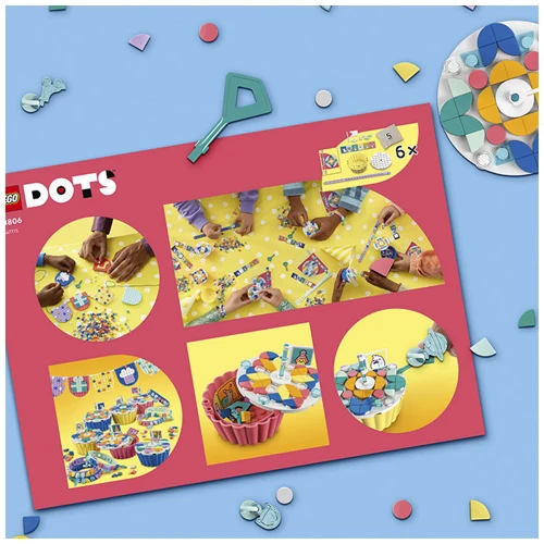LEGO DOTS Большой набор для вечеринки (41806): Количество деталей, шт. 1044