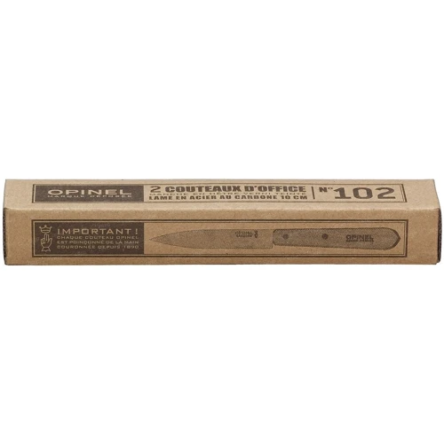 Набор кухонных ножей Opinel Office №102 carbon steel 2 пр. (001222): Количество предметов 2