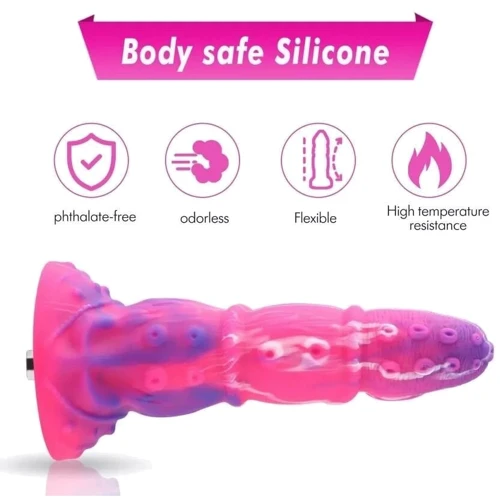 Фаллоимитатор-насадка Hismith Silicone Tentacle Dildo Monster Series