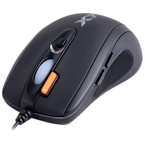 Мышь A4 Tech X-710 BK USB Black: Тип сенсора оптический
