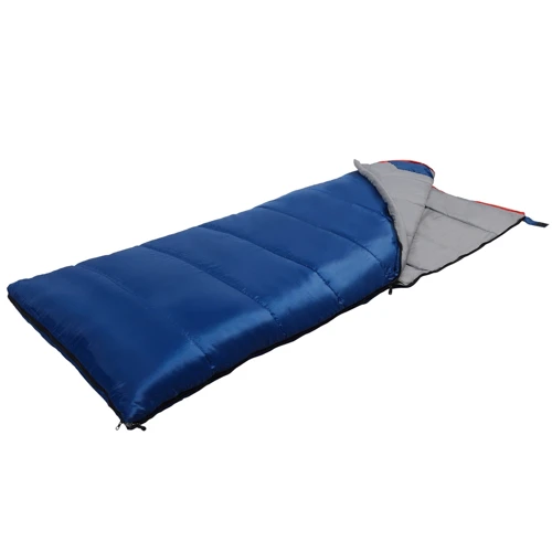 Спальный мешок SportVida L Blue/Grey (SV-CC0067): Ширина в ногах 75 см
