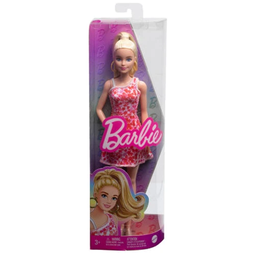 Кукла Barbie Fashionistas в сарафане в цветочный принт (HJT02): Особенности На шарнирах