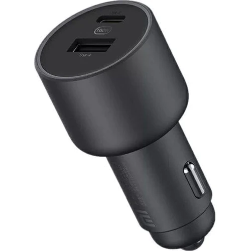 Зарядний пристрій Xiaomi Car Charger USB + USB-C 100W Black (CC07ZM)