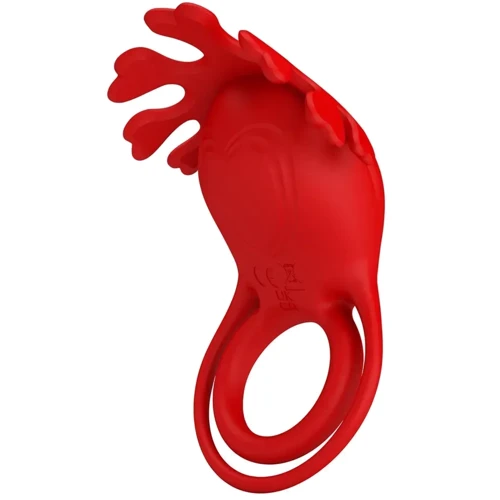 Ерекційне віброкільце LYBAILE Pretty Love - Vibration Penis Ring Ruben Red (BI-210311)