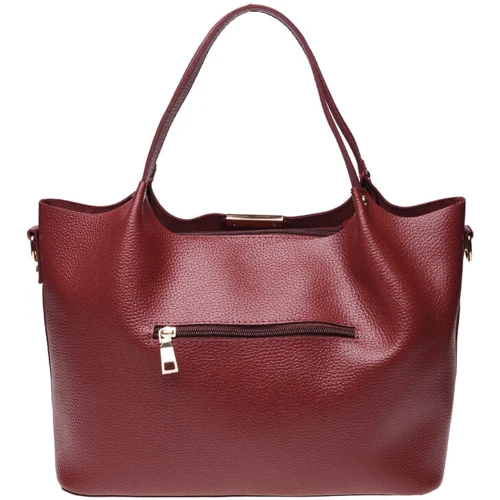 Женская сумка шоппер Ricco Grande бордовая (1L943-burgundy): Страна производитель Украина
