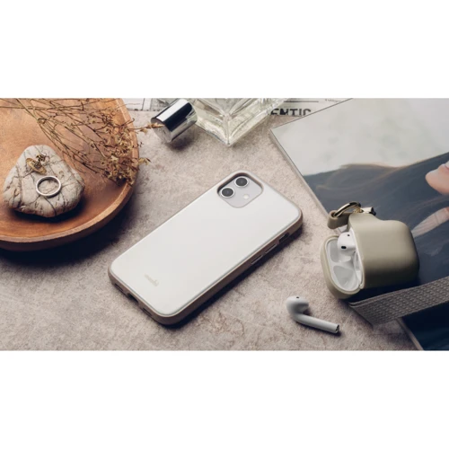 Чехол для iPhone Moshi iGlaze Slim Hardshell Case Pearl White (99MO113106) for iPhone 12 mini: Тип чехла накладка на заднюю часть