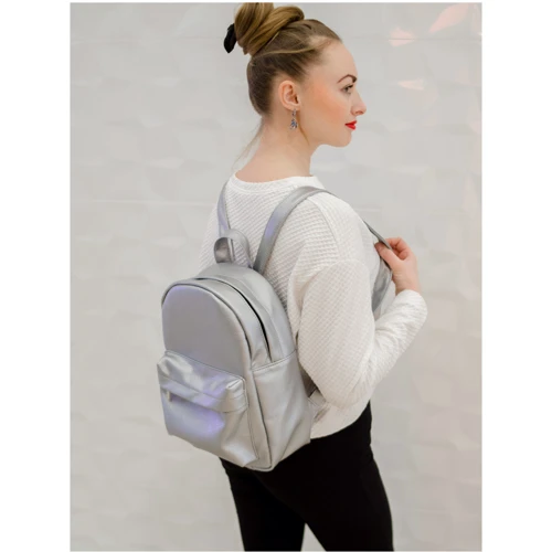 Женский рюкзак Sambag Brix BB серебро (11411003): Тип Рюкзаки