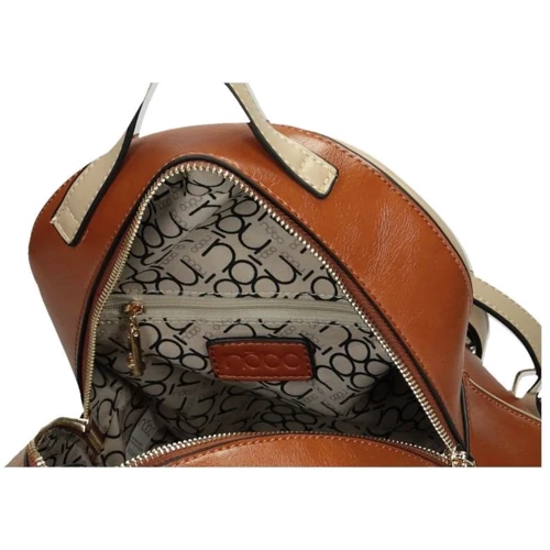 Жіночий рюкзак Nobo коричневий (NBAG-I1740-C017): Фактура Гладка, матова