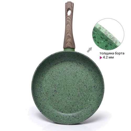 Сковорода Fissman Malachite 20x4.5 см (4310): Тип сковороди Традиционная