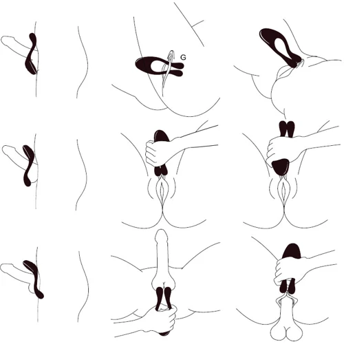 Вибратор StRubber BeauMents Doppio Рurple