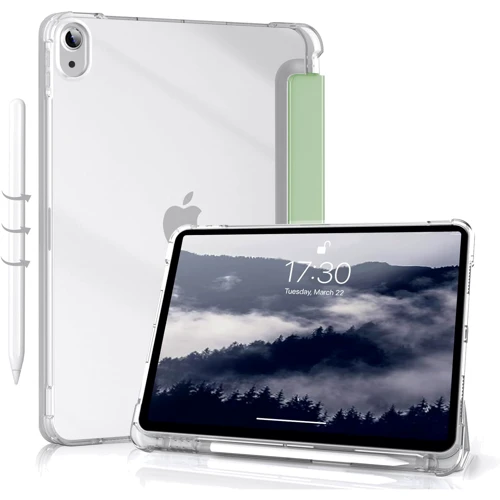 Аксессуар для iPad BeCover Case Book Soft Edge with Pencil mount Green for iPad Air (2020-2025) (711427)