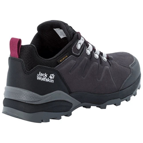 Напівчеревики Jack Wolfskin Refugio Texapore Low W 4050821-6157 37 сірі натуральна замша демісезон фото 3