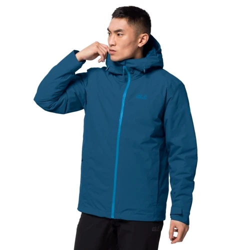 Куртка Jack Wolfskin Argon Storm Jacket 1111722-1350 46 синя зимова з капюшоном: Вид Куртки