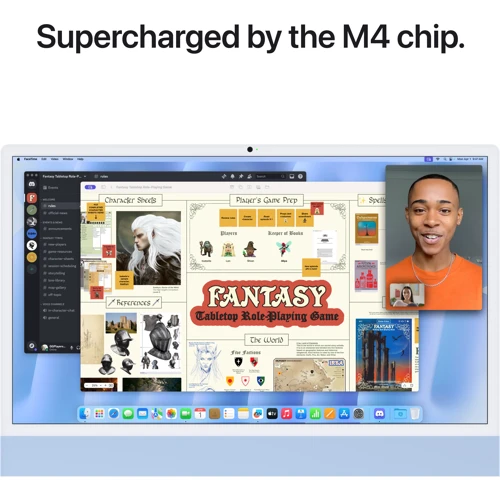 Компьютер Apple iMac M4 24" 256GB 8GPU Blue (MWUF3UA/A) 2024 фото 6