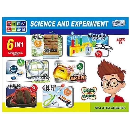 Исследовательская лаборатория Mic Science and Experiment 6 в 1 англ (1056)
