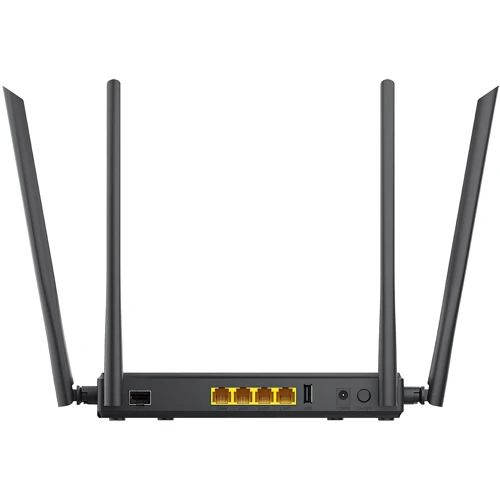 Маршрутизатор Wi-Fi D-Link DIR-825/GF: Максимальная скорость 300+867 Мбит/с