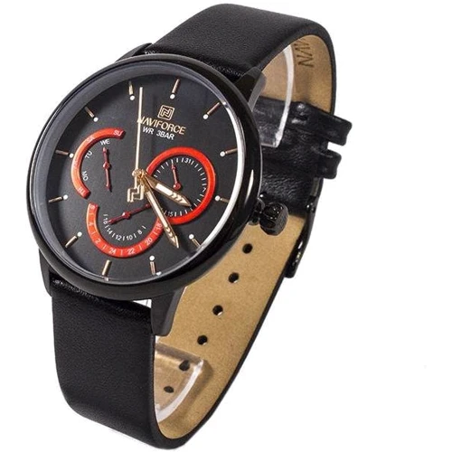 Наручний годинник Naviforce 3011 Black (NF3011BOXBG): Тип циферблата Аналоговий (стрілочний)