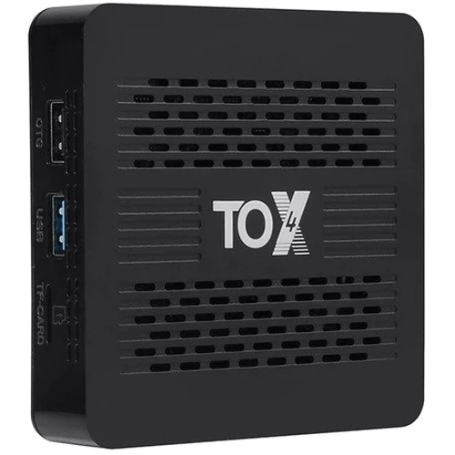 Приставка Smart TV TOX4 (4GB/32GB): Встроенная память, ГБ 32