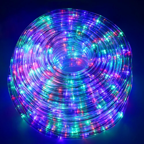 Гирлянда Springos Rope Lights дюралайт уличная 10 м 240 LED разноцветная (CL1202) фото 8