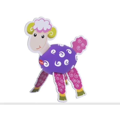 Набор для лепки Paulinda Super Dough 3D FUN 4 в 1, животные (Кот, Конь, овечка, собака): Возраст от 3-х лет