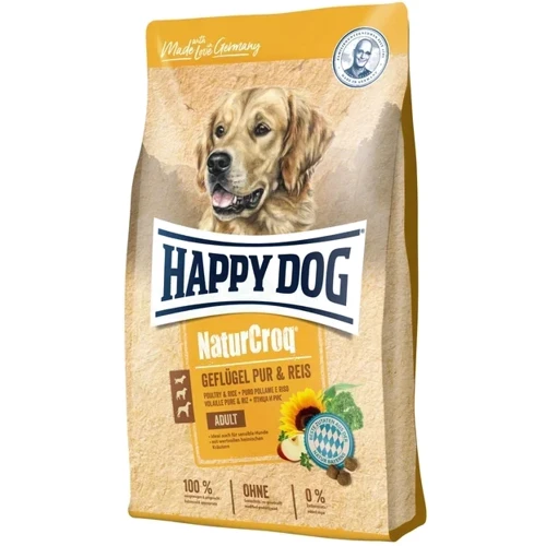 Сухий корм для дорослих собак Happy Dog NaturCroq Geflugel&Reis з птицею та рисом 4 кг (60512)