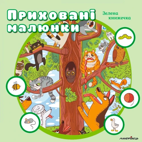 Приховані малюнки. Зелена книжечка