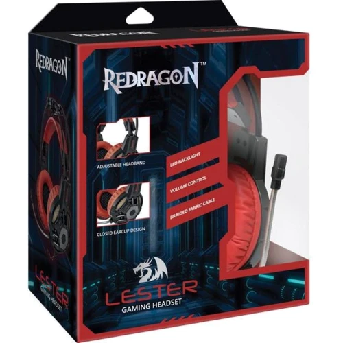 Навушники Redragon Lester Black-Red (64541): Призначення геймерские