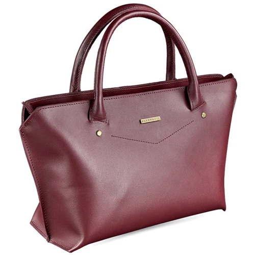 Женская сумка тоут Midi BlankNote бордовая (BN-BAG-24-vin): Фактура Матовая, Гладкая