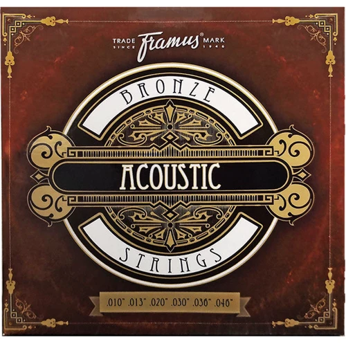 Струна для гитар Струны FRAMUS 48210 Bronze Extra Light (10-46)