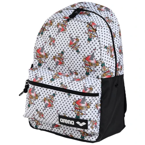 Рюкзак Arena Team Backpack 30 Allover білий (002484-132): Фактура Тканая