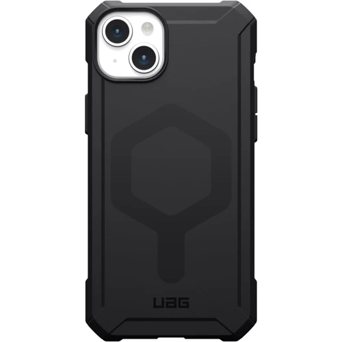 Чехол для iPhone Urban Armor Gear UAG Essential Armor Magsafe Black (114307114040) for iPhone 15 Plus: Материалы поликарбонат и полиуретан