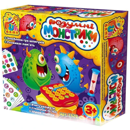 Настольная игра Fun Game Умные монстрики, укр. (7329)