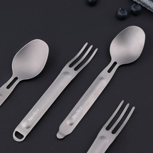 Прилад Столовий прилад NexTool Outdoor Spoon Fork (KT5525) фото 3