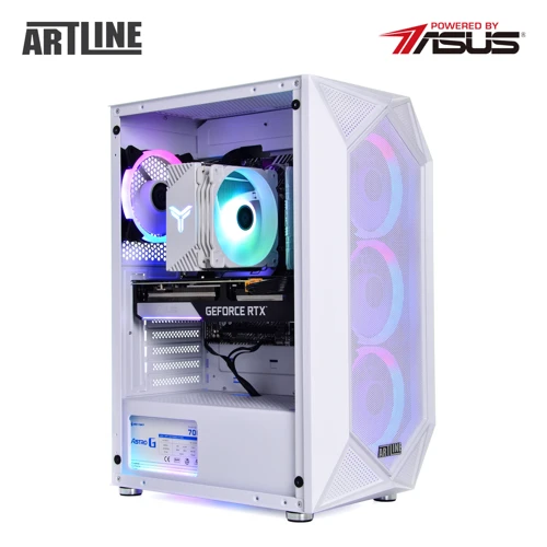 Персональный компьютер (ПК) ARTLINE Gaming X54WHITE (X54WHITEv04): Видеокартка GeForce RTX 2060 12GB GDDR6