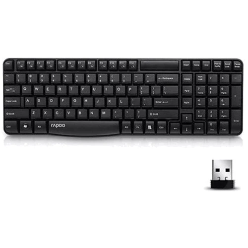 Клавиатура RAPOO E1050 wireless, черная