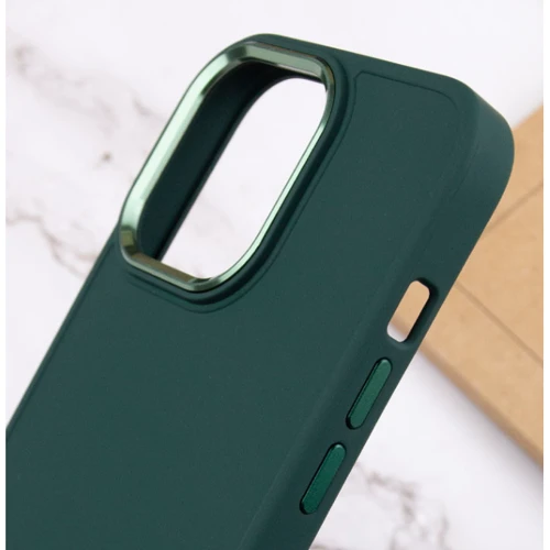 Чехол для iPhone TPU Case Bonbon Metal Style Pine Green for iPhone 14 Pro Max: Тип аксессуара чехол