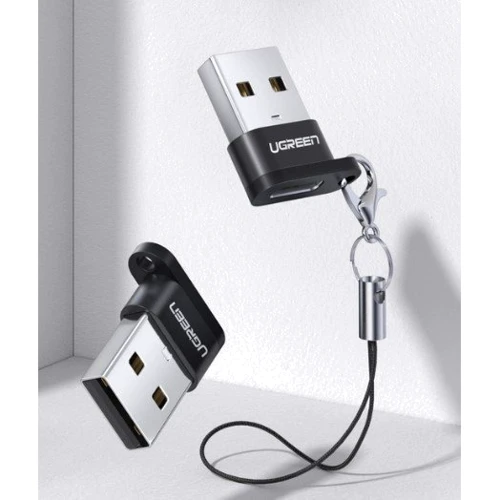 Адаптер Ugreen Adapter US280 USB to USB-C Black (50568)
