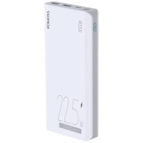 Внешний аккумулятор Romoss Power Bank 20000mAh Sense 6 22.5W White (PPH80-611-1121H): Количество USB 3