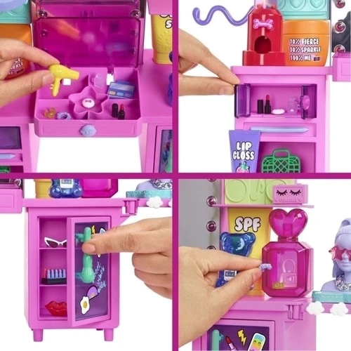 Игровой набор Barbie Экстра Визажный столик (GYJ70) фото 10
