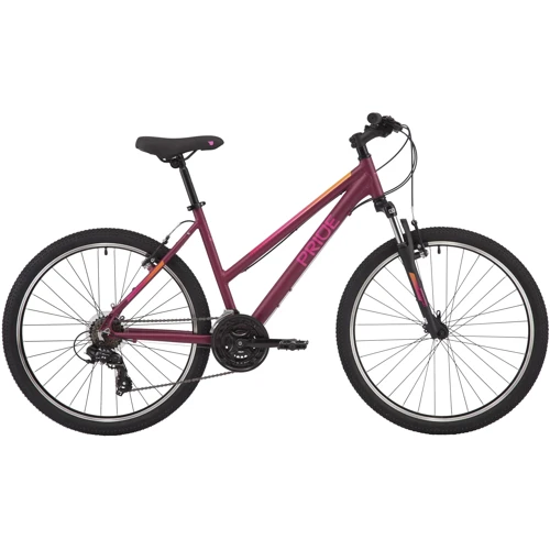 Велосипед Pride STELLA 6.1 рама - M 2021 26" бордовый (SKD-85-69)