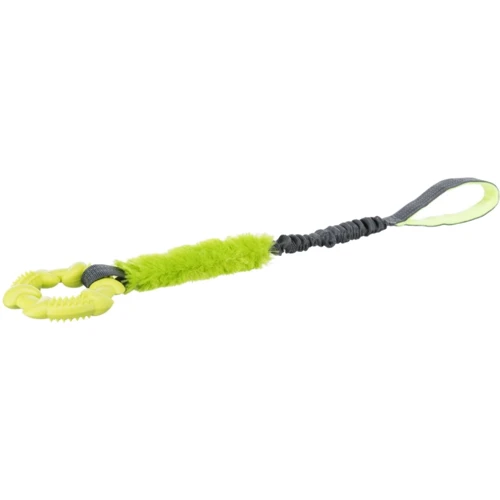 Іграшка для тренування собак Trixie Bungee Tugger з кільцем 10x56 см (4011905328683)