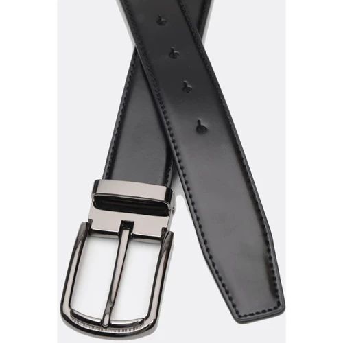 Мужской ремень Borsa Leather черно-коричневый (C135-4133-1): Пол Мужской
