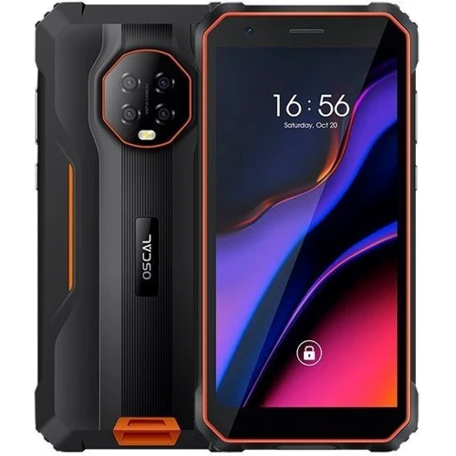 Смартфон Oscal S60 3/16GB Orange: Дисплей 5.7" IPS (720 x 1440 точек) / 16 млн. цветов