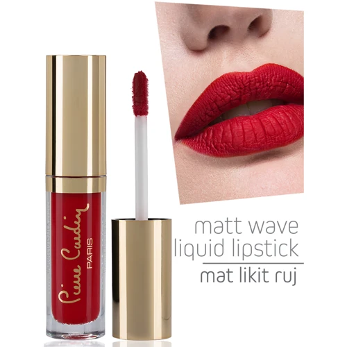 Pierre Cardin Matt Wave Liquid Lipstick Carmine Помада для губ 5 ml: Вид Губная помада