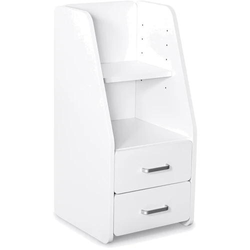 Тумбочка Mealux BD-C12 White с надстройкой (BD-C12 W)