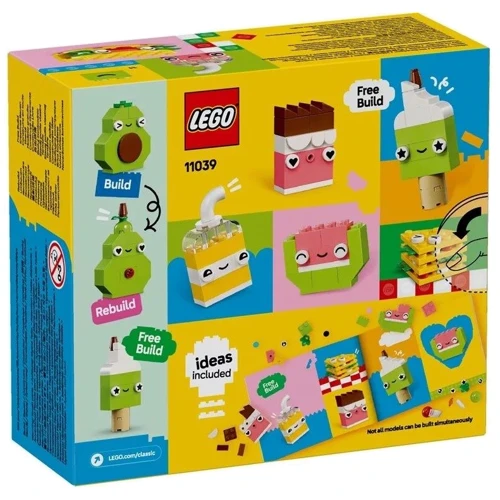 Конструктор LEGO Classic Творческие друзья с едой 150 деталей (11039) фото 13